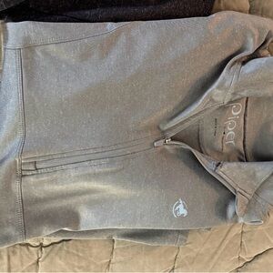 Piper Charcoal Quarter-Zip Top